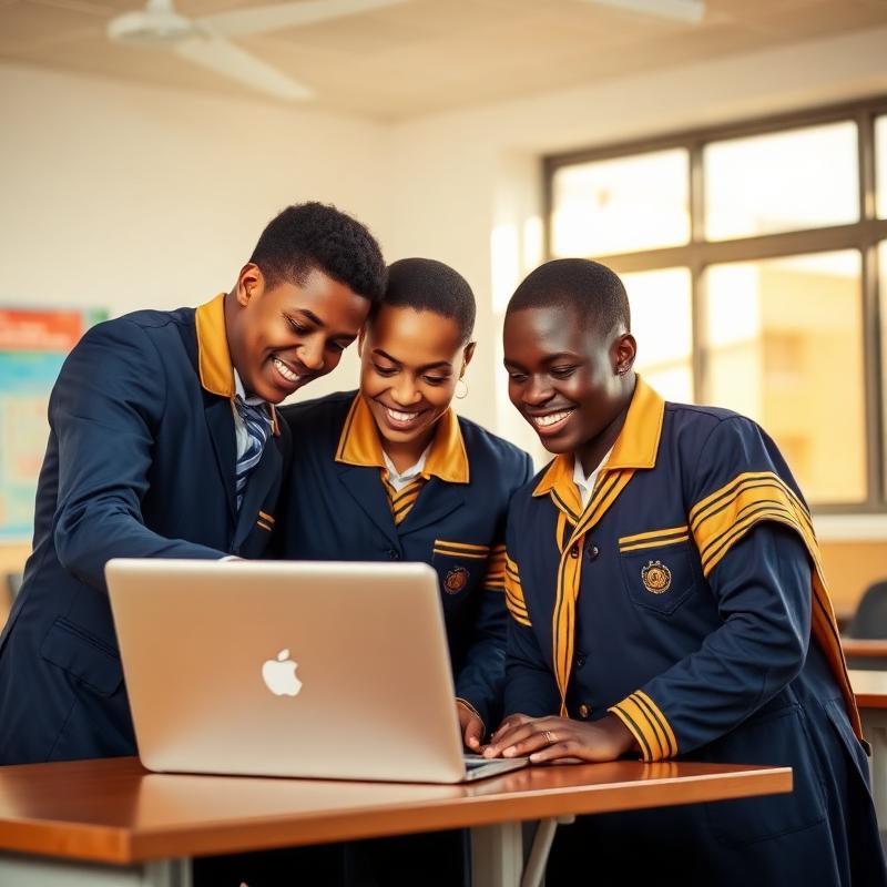 Students collaborating