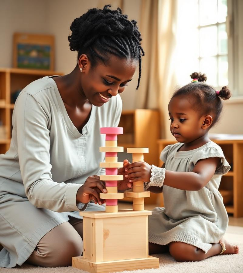 Guide with child