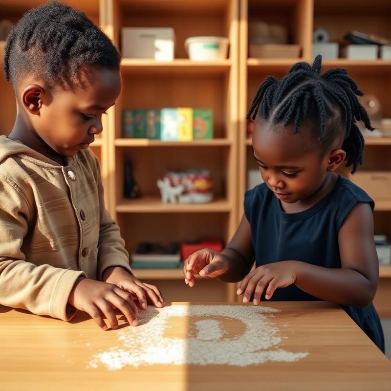 Children collaborating